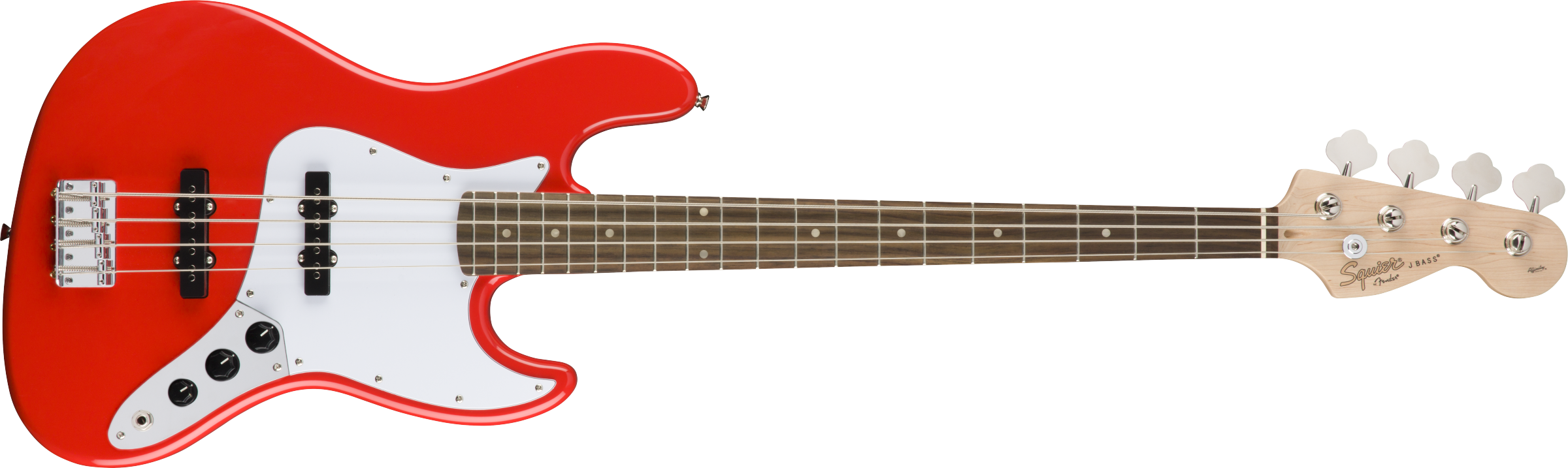 Squier Affinity Series Jazz Bass Race Car Red